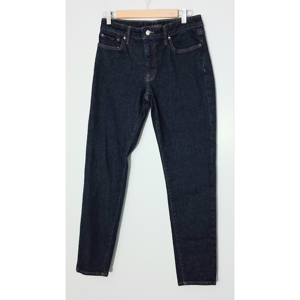 Lauren Ralph Lauren Jeans Women's Size 6 Dark Wash Slim Fit Pockets Pre-owned